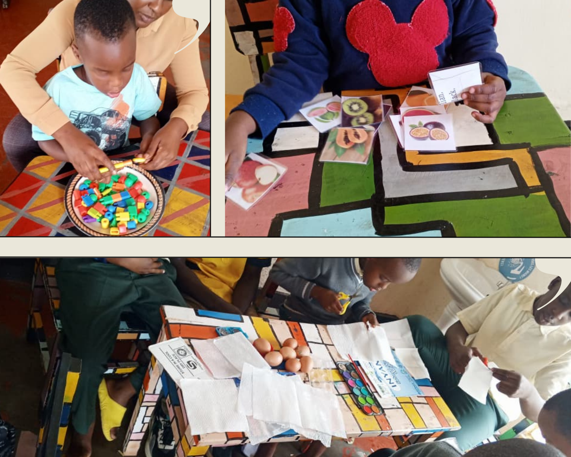 Children learning together