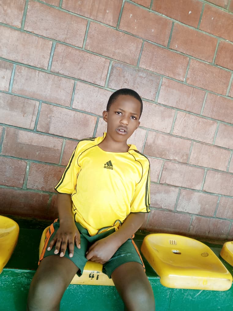 Children practicing karate