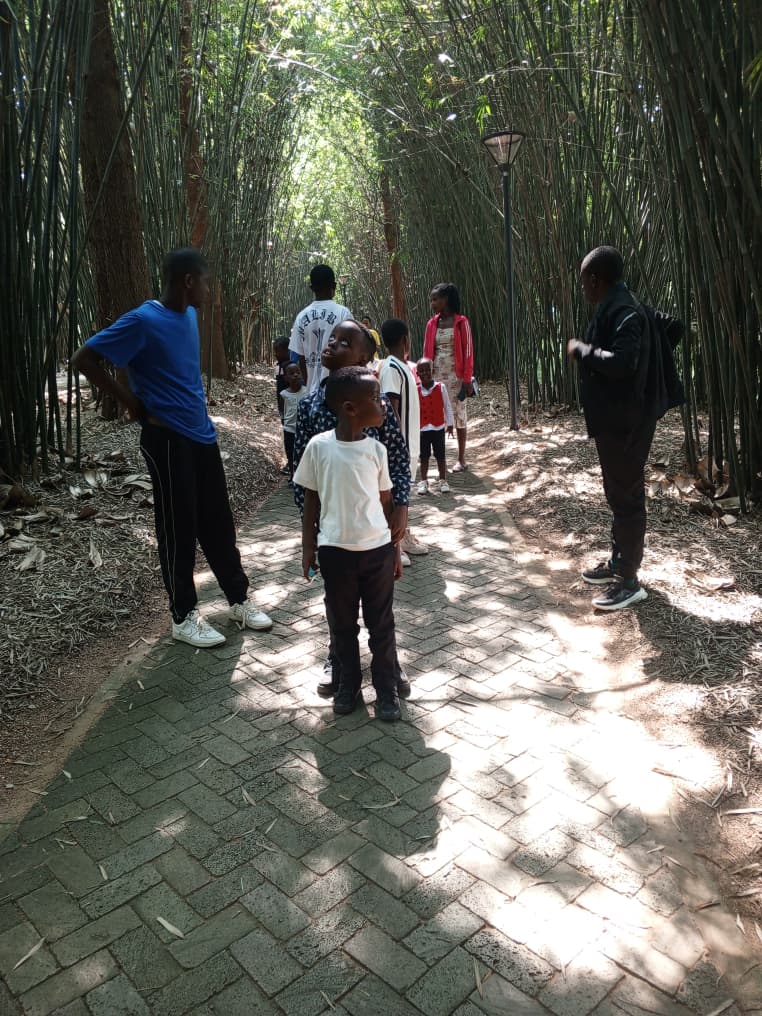Children on a nature walk